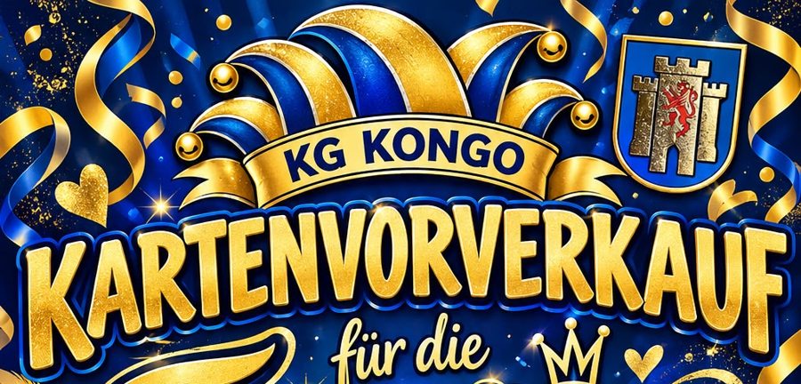 KG Kongo Wassenberg – Frauenpower im Blau-Gold-Design